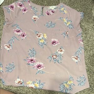 Floral Pink Top
